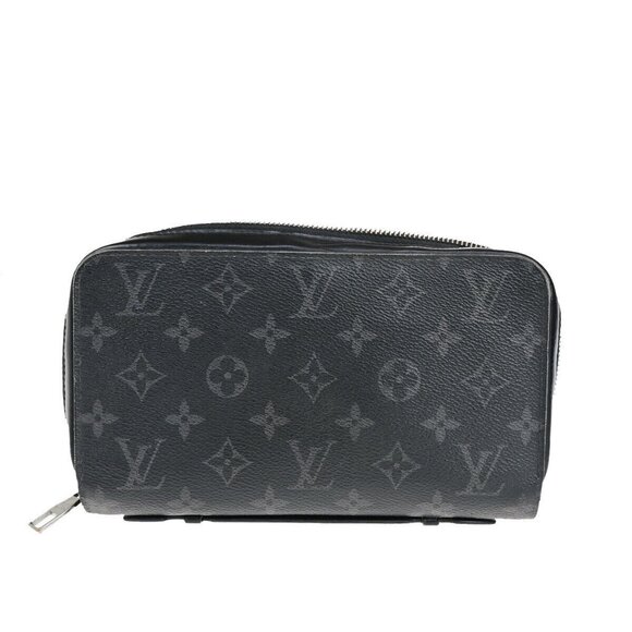 LOUIS VUITTON Zippy XL Long Travel Wallet Monogram Eclipse BK M61698 62YG561 - Picture 1 of 16